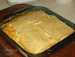 Pastel de pan relleno de jam�n y queso