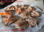 Canap�s de cangrejo