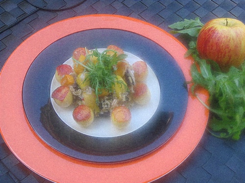 Ensalada de Arroz Basmati con Manzana Roja