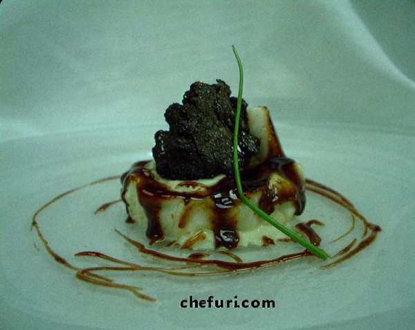 Papillotte de Trufa Negra "melanosporum" con Puré de Patata